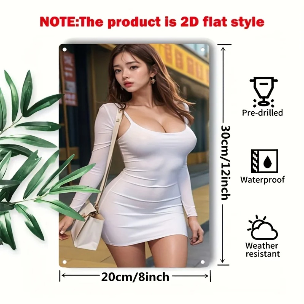 Металлическая настенная таблич – обзор и цена Asian Street Fashion Girls